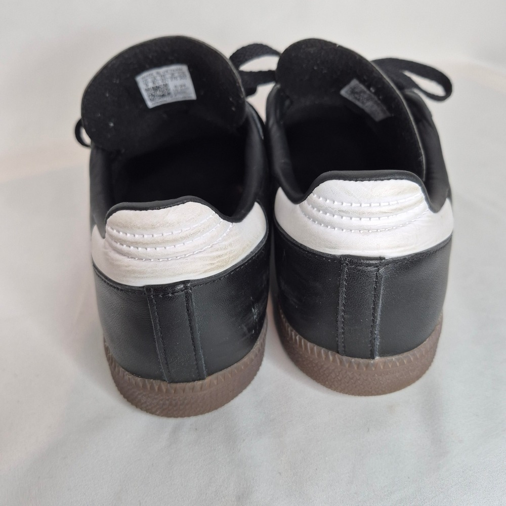 Adidas Samba Classic Black White Gum Indoor Soccer Shoes IH6000 Mens 9 - Picture 6 of 9